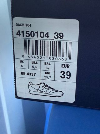 Zapatillas Munich Hombre Dash Azul/Negro