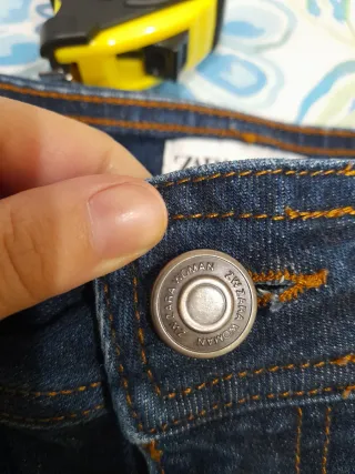 Jeans vita alta a zampa xl Zara