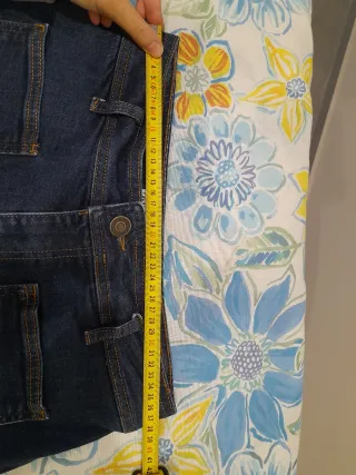 Jeans vita alta a zampa xl Zara