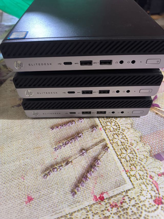 Lote 3 Mini PC HP EliteDesk 800 G5 DM