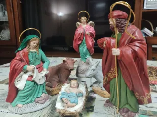 Nacimiento hebreo pintado