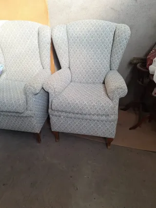 Butacas de tela con diseño