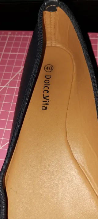 Manoletinas azules con lazo