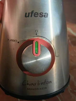 Batidora Vaso Cristal Ufesa Charlinton