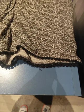 Bermuda estampada con encaje