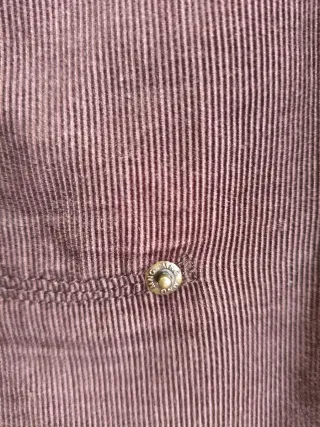 Falda de pana Mango marrón chocolate