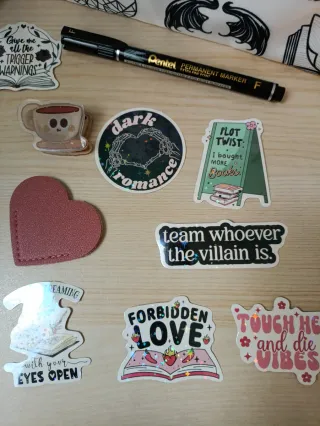 Funda libro y accesorios lectura Acotar