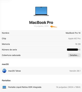 MacBook Pro 14 M2 Pro 16GB/512GB Plata