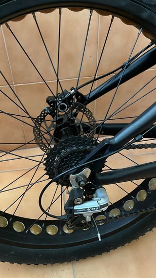 Bicicleta Fat Bike Negra, precio negociable