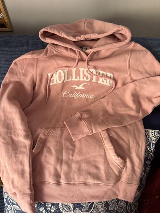 Sudadera Hollister Rosa Talla S