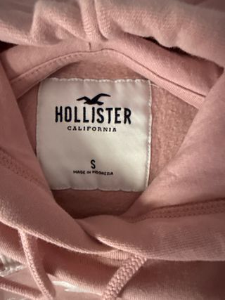Sudadera Hollister Rosa Talla S
