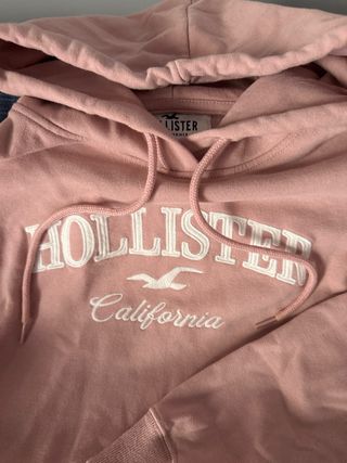 Sudadera Hollister Rosa Talla S