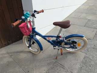 Bicicleta Infantil BTWIN 900 Racing City 16'' Azul