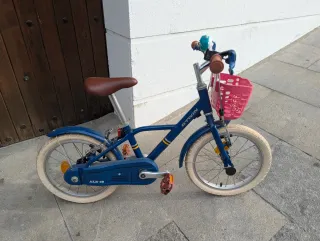 Bicicleta Infantil BTWIN 900 Racing City 16'' Azul