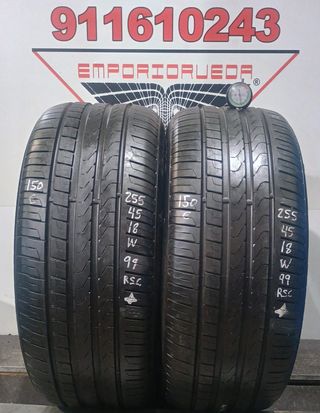 255 45 18 W PIRELLI RUEDA AL 90% VIDA UTIL