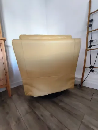 Poltrona Relax in Pelle 2 in 1 (Reclinabile/Dondola)