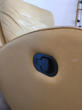 Poltrona Relax in Pelle 2 in 1 (Reclinabile/Dondola)