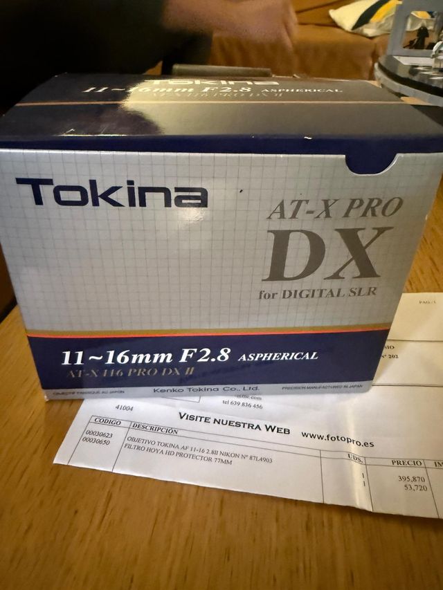 Obiettivo Tokina AT-X 116 Pro DX II