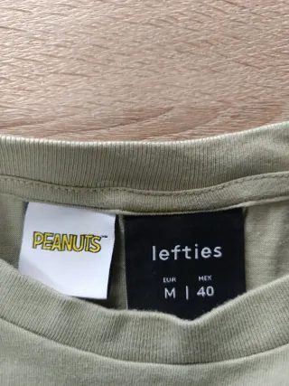 Camiseta Peanuts Charlie Brown Lefties Talla M