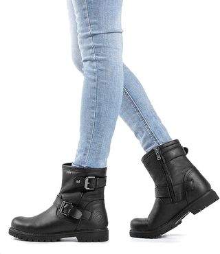 Botas Moteras Panama Jack Felina Negras