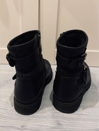 Botas Moteras Panama Jack Felina Negras