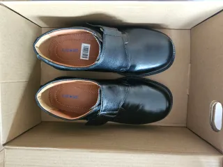 Zapatos colegiales UNIT niño negros