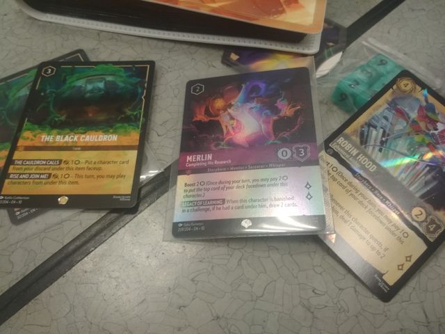 Lote Cartas Lorcana + Accesorios