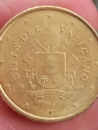 Moneda 50 céntimos Vaticano 2024