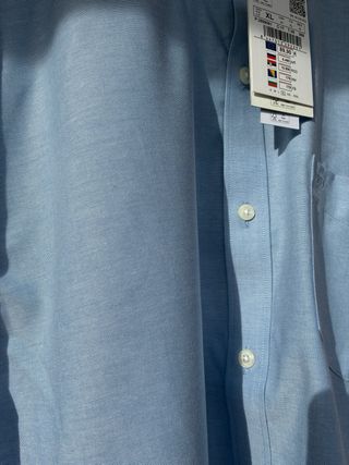 Camisa de vestir azul caballero Talla XL