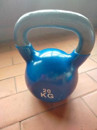 Kettlebell Boomfit 20kg Azul