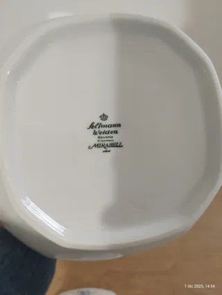 Zuppiera Bavaria in porcellana