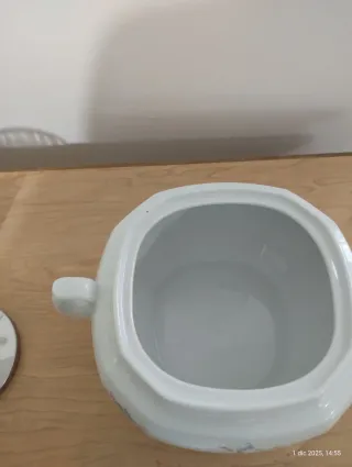 Zuppiera Bavaria in porcellana