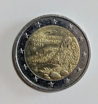 Moneta 2 Euro Mecklenburg-Vorpommern 2024