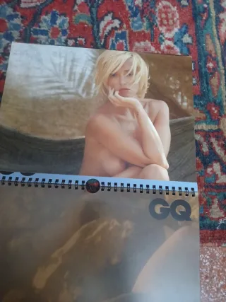 Calendario GQ Passioni 2000 Paola Barale