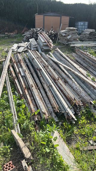 Encofrado metálico para construcción