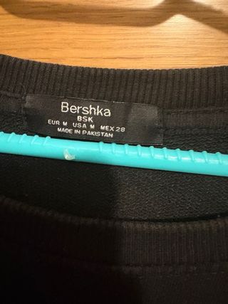 Vestido Sudadera Negro con Rayas