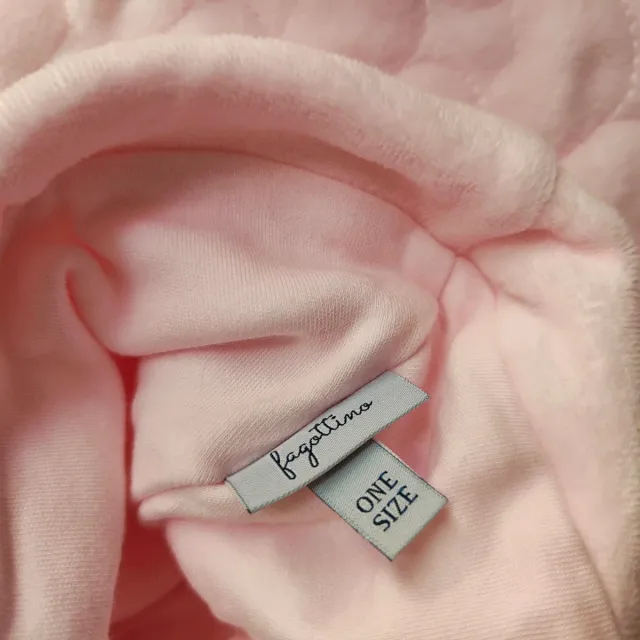 Set neonata rosa cappellino e scarpine3-6mesi