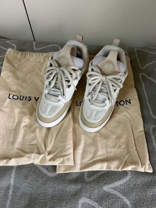 Louis Vuitton Scarpe Taglia 45 Beige/Bianco