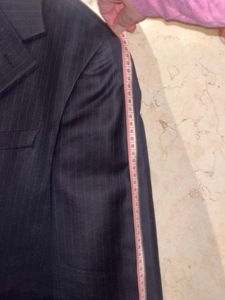 Traje Armani Rayas Negras