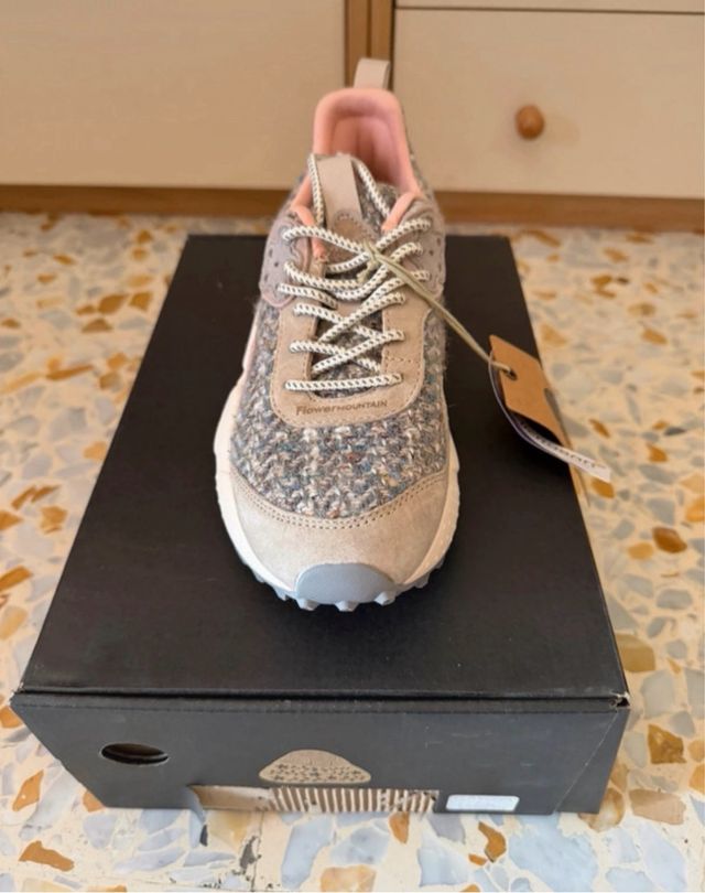 Flower Mountain Scarpe Lana/Suede Tg. 37