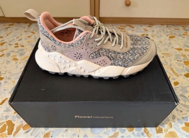 Flower Mountain Scarpe Lana/Suede Tg. 37