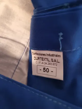 Uniforme de trabajo azul