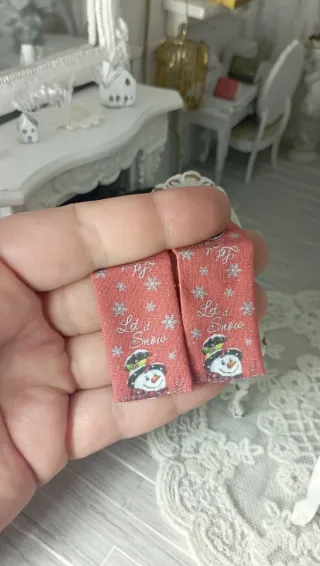 Strofinacci Natalizi miniatura 1:12