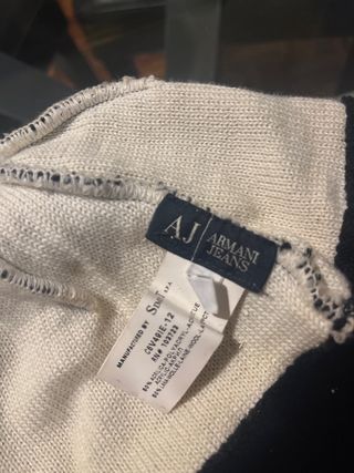 Gorro Armani Jeans Negro y Blanco