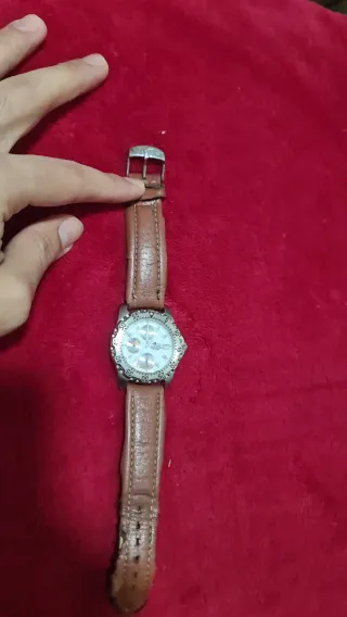 Reloj Lotus Acero Inoxidable Correa Marrón