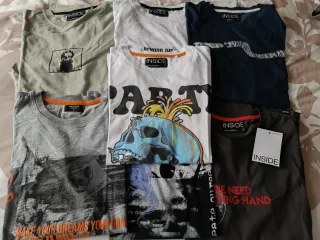 Lote 7 Camisetas Hombre INSIDE Talla M