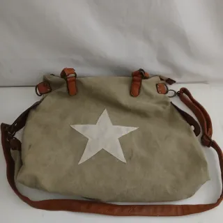 Bolso de lona con estrella