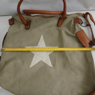 Bolso de lona con estrella