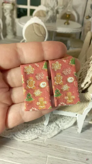 Strofinacci Natalizi miniatura 1:12