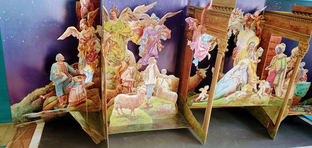 El Nacimiento de Jesús - Acuarelas